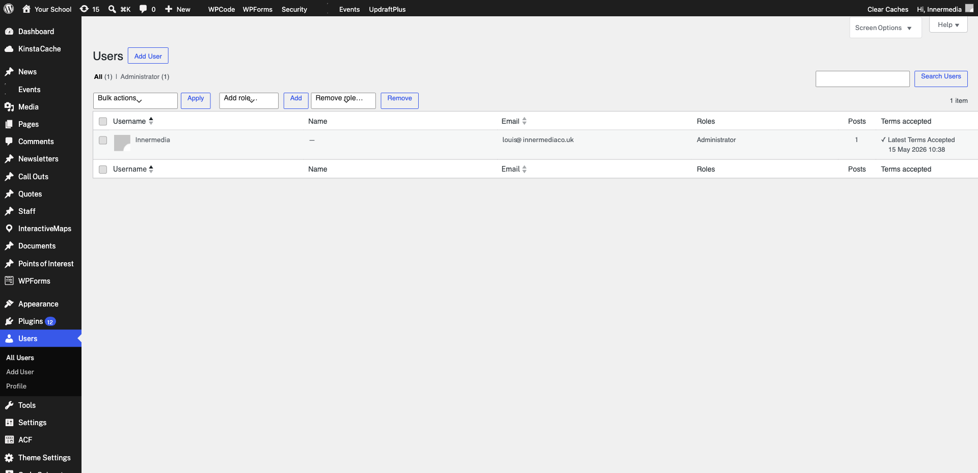 Check User Accounts