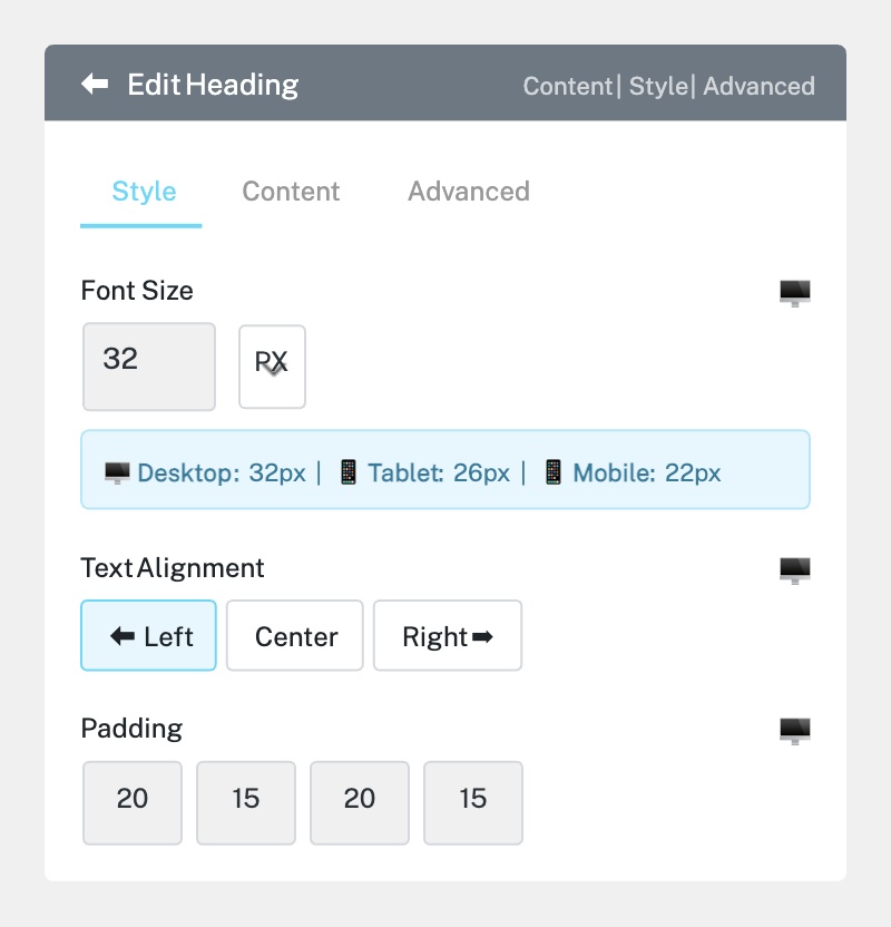 Adjust Settings Per Device