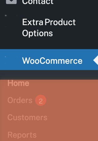 Finding WooCommerce in the Sidebar